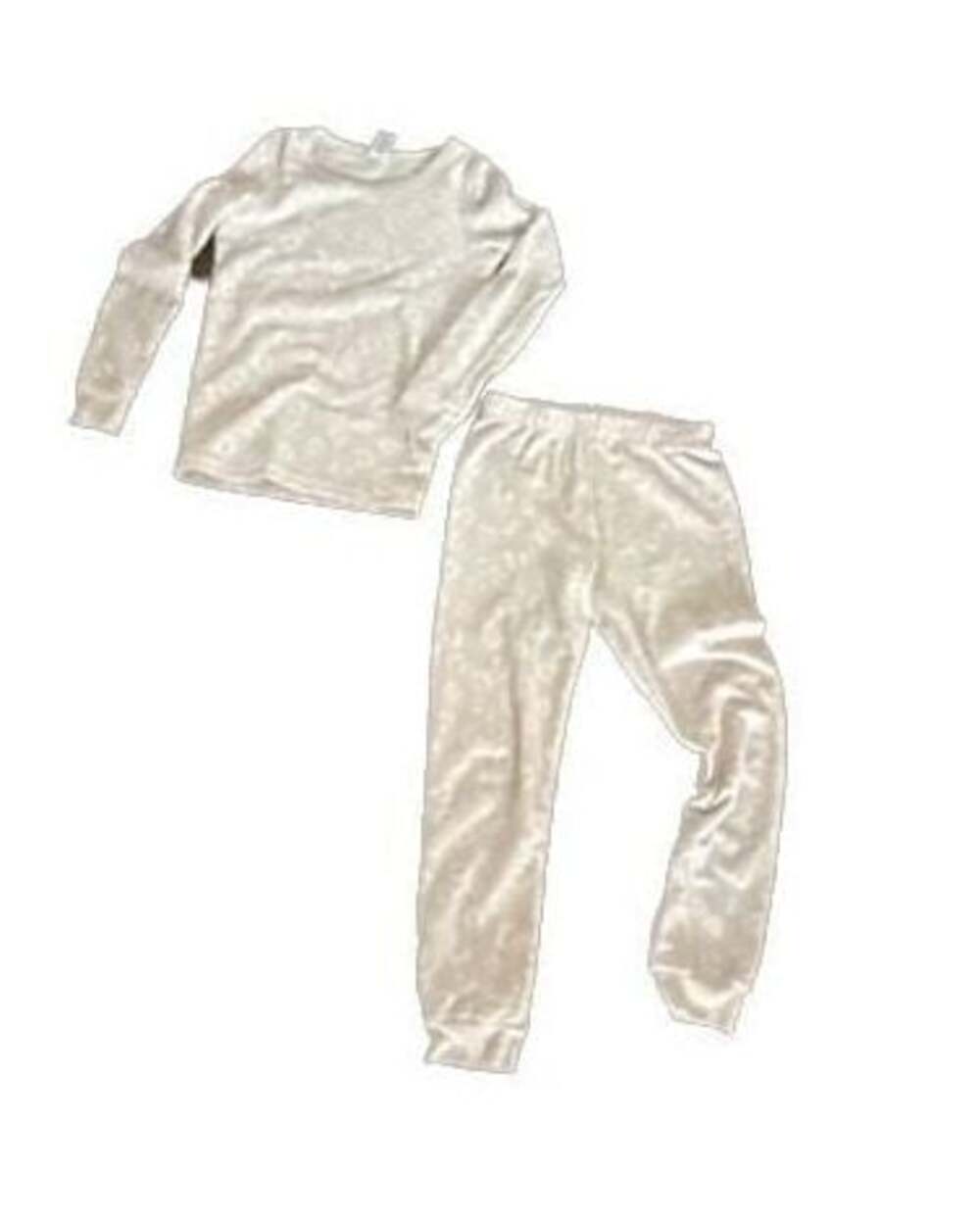 Splendid Girls Size 8 Waffle Knit Leopard Print Pajama Set